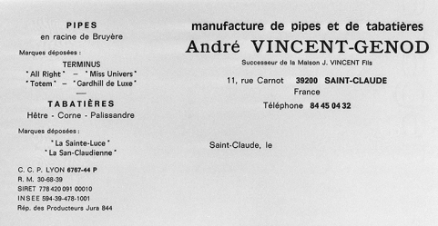 Manufacture de pipes et de tabatières André Vincent-Genod. © Région Bourgogne-Franche-Comté, Inventaire du patrimoine