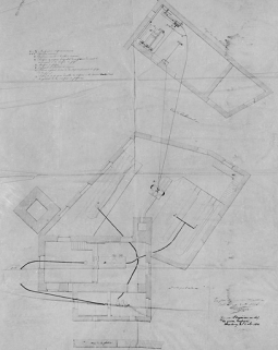 Plan de situation de la salle des machines à vapeur. © Région Bourgogne-Franche-Comté, Inventaire du patrimoine