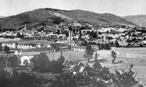 Giromagny. (Territoire de Belfort) - Vue générale. © Région Bourgogne-Franche-Comté, Inventaire du patrimoine