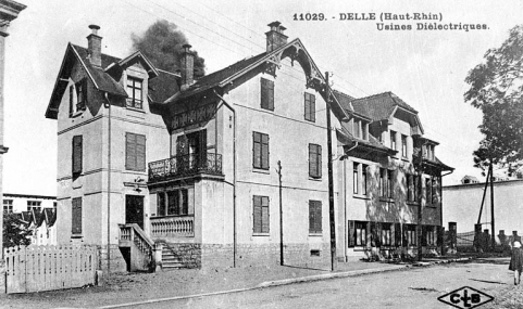 Delle (Haut-Rhin) - Usines Diélectriques. © Région Bourgogne-Franche-Comté, Inventaire du patrimoine