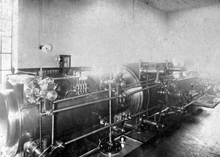 Société Anonyme de Filature et Tissage de Giromagny. Usine de la Fonderie : machine à vapeur. © Région Bourgogne-Franche-Comté, Inventaire du patrimoine