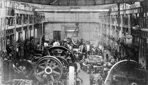 Intérieur d'atelier de la Société Alsacienne. © Région Bourgogne-Franche-Comté, Inventaire du patrimoine