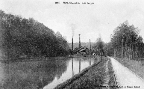 Morvillars - Les Forges. © Région Bourgogne-Franche-Comté, Inventaire du patrimoine Morvillars - Les Forges. © Région Bourgogne-Franche-Comté, Inventaire du patrimoine