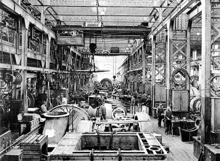 Atelier de grosse construction - Petite travée de montage. © Région Bourgogne-Franche-Comté, Inventaire du patrimoine