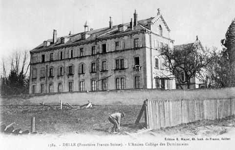 Delle (Frontière franco-suisse). L'ancien collège des Dominicains. © Région Bourgogne-Franche-Comté, Inventaire du patrimoine