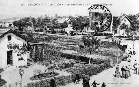 Belfort - Les Cités et les Jardins de l'Avenue d'Alsace. © Région Bourgogne-Franche-Comté, Inventaire du patrimoine