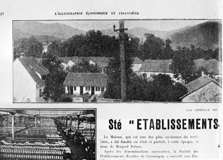 Vue générale des filatures et tissages du Rioz [partie nord]. © Région Bourgogne-Franche-Comté, Inventaire du patrimoine