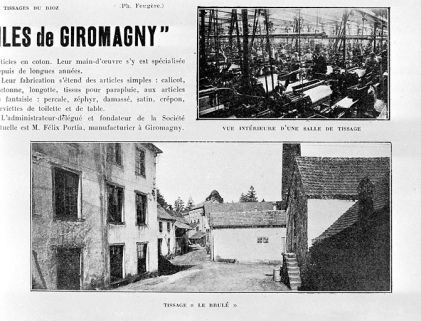 Tissage "le Brûlé". © Région Bourgogne-Franche-Comté, Inventaire du patrimoine