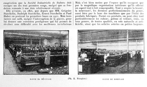 Salles de dévidage et de bobinage. © Région Bourgogne-Franche-Comté, Inventaire du patrimoine