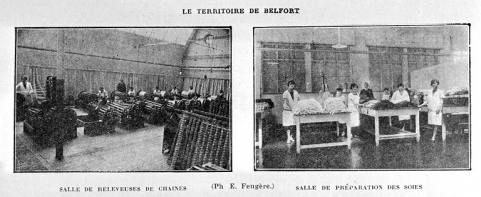 Salles des releveuses de chaînes et de préparation des soies. © Région Bourgogne-Franche-Comté, Inventaire du patrimoine