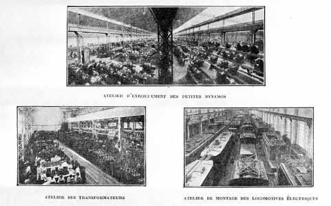 Ateliers de fabrication du matériel électrique et des locomotives. © Région Bourgogne-Franche-Comté, Inventaire du patrimoine