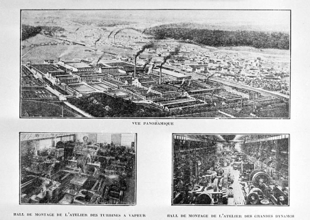 Vue panoramique et ateliers de montage. © Région Bourgogne-Franche-Comté, Inventaire du patrimoine