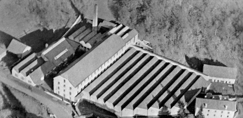 Vue aérienne du tissage. © Région Bourgogne-Franche-Comté, Inventaire du patrimoine