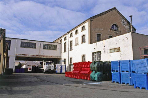 Façade postérieure des ateliers de fabrication. © Région Bourgogne-Franche-Comté, Inventaire du patrimoine