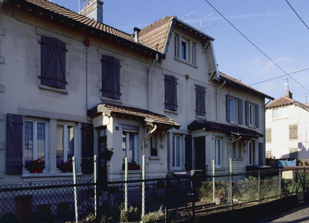 Logement ouvrier vu de trois quarts. © Région Bourgogne-Franche-Comté, Inventaire du patrimoine