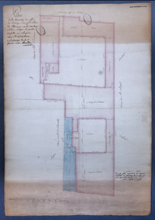 Plan-masse © Région Bourgogne-Franche-Comté, Inventaire du patrimoine