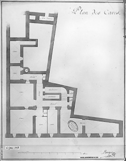 Plan des caves. © Région Bourgogne-Franche-Comté, Inventaire du patrimoine