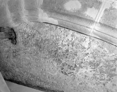 Détail de la scène au niveau de la tribune. © Région Bourgogne-Franche-Comté, Inventaire du patrimoine