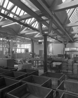 Atelier des culbuteurs. Charpente en bois. © Région Bourgogne-Franche-Comté, Inventaire du patrimoine