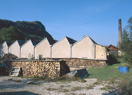 Murs-pignons est de l'atelier de fabrication. © Région Bourgogne-Franche-Comté, Inventaire du patrimoine