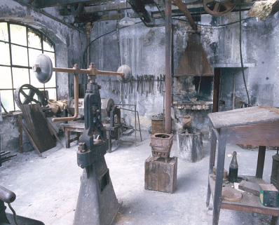 Extrémité orientale de l'atelier de mécanique. © Région Bourgogne-Franche-Comté, Inventaire du patrimoine