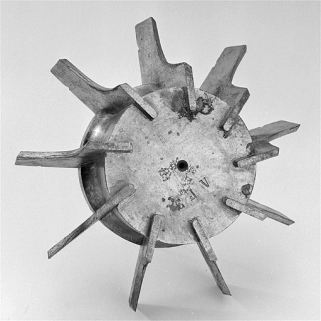 Détail d'une fraise vue de dessus. © Région Bourgogne-Franche-Comté, Inventaire du patrimoine