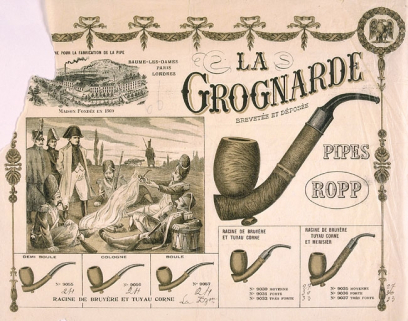 Affichette publicitaire pour le modèle la Grognarde. © Région Bourgogne-Franche-Comté, Inventaire du patrimoine