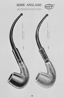 Planche de deux pipes de la série anglaise. © Région Bourgogne-Franche-Comté, Inventaire du patrimoine