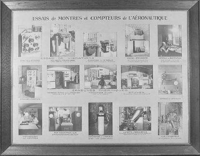 Essais de montres et compteurs de l'aéronautique, entre 1932 et 1934. Ensemble de 15 tirages photographiques collés sur un tableau intitulé " Essais de montres et compteurs de l'aéronautique " conservé au Musée du Temps, Besançon © Région Bourgogne-Franche-Comté, Inventaire du patrimoine Essais de montres et compteurs de l'aéronautique, entre 1932 et 1934. Ensemble de 15 tirages photographiques collés sur un tableau intitulé " Essais de montres et compteurs de l'aéronautique " conservé au Musée du Temps, Besançon © Région Bourgogne-Franche-Comté, Inventaire du patrimoine