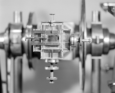 Altazimut : détail du micromètre. © Région Bourgogne-Franche-Comté, Inventaire du patrimoine