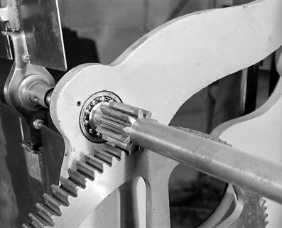 Axe sur roulement à billes. © Région Bourgogne-Franche-Comté, Inventaire du patrimoine