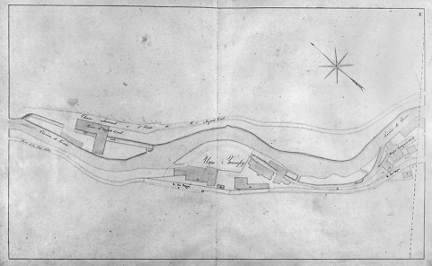 Morez. Plan d'alignements [2e division], 1845-1859. © Région Bourgogne-Franche-Comté, Inventaire du patrimoine