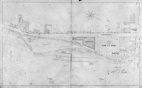 Morez. Plan d'alignements [5e division], 1845-1859. © Région Bourgogne-Franche-Comté, Inventaire du patrimoine