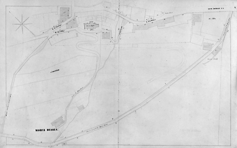 Morez. Plan d'alignements [9e division], 1845-1859. © Région Bourgogne-Franche-Comté, Inventaire du patrimoine
