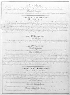 Morez. Plan d'alignements [3e page de l'Etat des rues et autres voies publiques...], 1845-1859. © Région Bourgogne-Franche-Comté, Inventaire du patrimoine