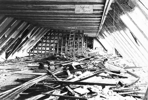 L'étage de comble (état en 1978). © Région Bourgogne-Franche-Comté, Inventaire du patrimoine