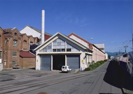 Ancien atelier des grandes dynamos et de peinture des locomotives. © Région Bourgogne-Franche-Comté, Inventaire du patrimoine