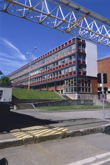 Vue de trois quarts des bureaux. © Région Bourgogne-Franche-Comté, Inventaire du patrimoine