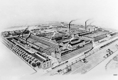 Vue cavalière depuis l'est. © Région Bourgogne-Franche-Comté, Inventaire du patrimoine