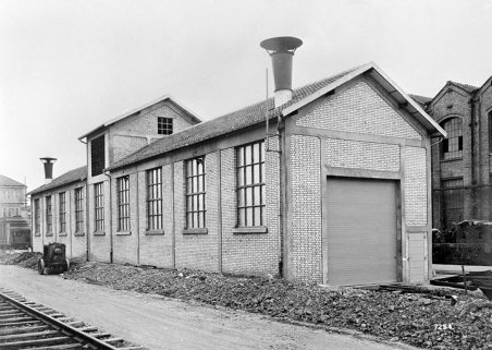 Ateliers de peinture des locomotives électriques. © Région Bourgogne-Franche-Comté, Inventaire du patrimoine