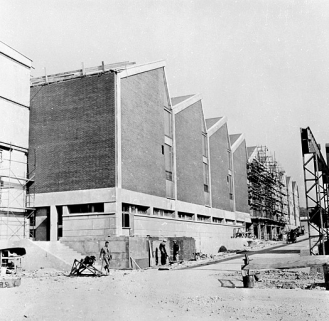 Construction de l'atelier d'usinage Traction. © Région Bourgogne-Franche-Comté, Inventaire du patrimoine