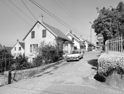 Vue de la rue de la Pendule. © Région Bourgogne-Franche-Comté, Inventaire du patrimoine