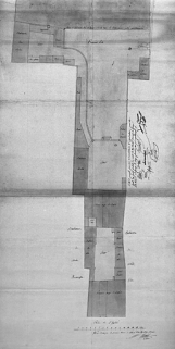 Plan d'ensemble découpé en lots. © Région Bourgogne-Franche-Comté, Inventaire du patrimoine