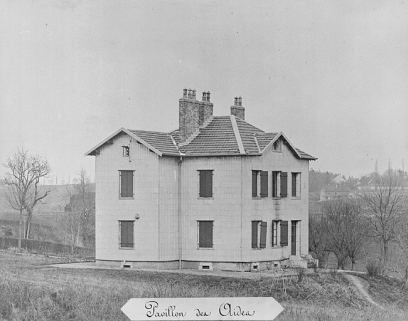 Pavillon des aides, fin 19e siècle. © Région Bourgogne-Franche-Comté, Inventaire du patrimoine Pavillon des aides, fin 19e siècle. © Région Bourgogne-Franche-Comté, Inventaire du patrimoine