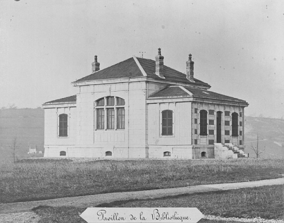 Pavillon de la bibliothèque [vu du sud-est], fin 19e siècle. © Région Bourgogne-Franche-Comté, Inventaire du patrimoine