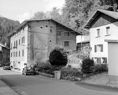 Elévation latérale droite. © Région Bourgogne-Franche-Comté, Inventaire du patrimoine