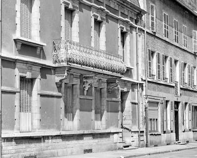 Elévation antérieure : baies. © Région Bourgogne-Franche-Comté, Inventaire du patrimoine