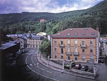 Vue d'ensemble plongeante, depuis l'est. © Région Bourgogne-Franche-Comté, Inventaire du patrimoine