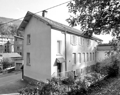 Elévation postérieure, de trois quarts gauche. © Région Bourgogne-Franche-Comté, Inventaire du patrimoine