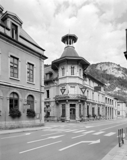 Façade antérieure, depuis la rue de la République (sud-est). © Région Bourgogne-Franche-Comté, Inventaire du patrimoine